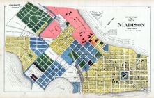 Madison City - West, Dane County 1899